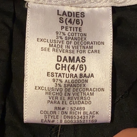 Danskin pants, color black, size petite small - Picture 10 of 13